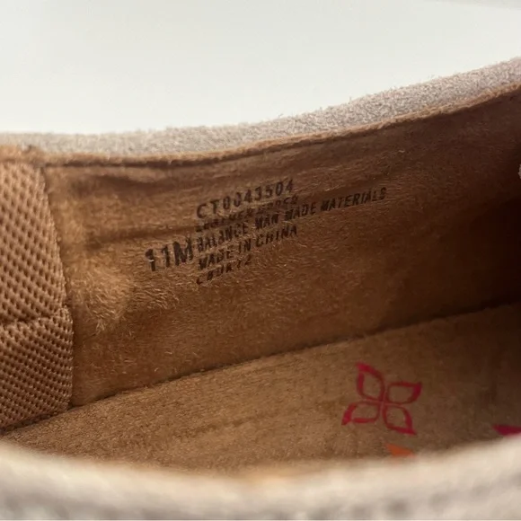 COMFORTIVA Thayer Apron Toe Leather Sneaker In Natural NEW - Picture 12 of 14